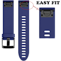Miniatyrbillede 5 af 5: Rem til Garmin Fenix ​​​​5s / Fenix ​​​​5s Plus / Fenix ​​​​6s / Fenix ​​​​6s Pro, 20mm bred silikone Quick-Fit urrem, flere farver (blå