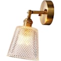 Miniatyrbilde 1 av 5: Moderne kobber glasskule vegglampe messing vegglampe for restaurant stue bad speil frontlys nattbord for B