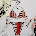 Pikkukuva 3 / 5: Naisten Seksikäs Brasilialainen Bikinin Setti Uimapuku Push Up Uimapuvut Sivusolmi Beachwear L