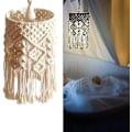 Miniatyrbillede 5 af 5: Håndvævet Boho Lampskærm