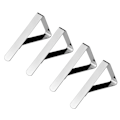 Miniatyrbillede 1 af 2: 4/6 stk. Dugklemmer Bryllups Dugklemme Holder DIY Party Håndværk Dekorative Rustfrit Stål Køkken Tilbehør 4Pcs