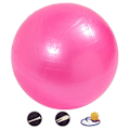 Pikkukuva 1 / 5: Tasapainolautapallo joogatreeniin, pilatesharjoitteluun, venyttelyyn, kuntoiluun, kotisalitreeniin Pink Glossy-45Cm