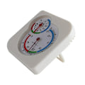 Miniatyrbillede 2 af 5: Klassisk indendørs/udendørs 2-i-1 mini præcis våd hygrometer fugtighedstermometer temperaturmåler mekanisk