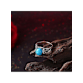 Miniatyrbillede 2 af 5: Moderne nyeste skinnende simple ring Gemr026c6
