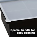 Miniatyrbillede 3 af 5: Ekstra store silikonebakker til isterninger - whisky isterninger holder sommerdrikke kolde - frys mad