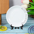 Miniatyrbillede 3 af 5: Piao 12 stk. staffelier af plast, tallerkenstativer, foldbare tallerkener, udstillingsstativer til præsentation af samleplader, skålholdere, bøger, P Black 5 inch