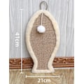 Miniatyrbillede 4 af 5: Kattens møbler anti-ridsebeskyttelse sisal sofa slibe klo måtte lille fisk fangst måtte