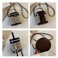 Miniatyrbild 4 av 5: Crossbody-väska för mobiltelefon - Damhandväska i konstläder med justerbar rem A916-957 C