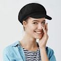 Pikkukuva 3 / 5: Naisen Newsboy-lippis Shade The Beret Pehmeä Black