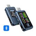 Pikkukuva 3 / 3: Fnb48p korkea luotettavuus USB DC laturi testeri jännitteen ja virran mittarilla Blue