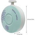 Miniatyrbild 5 av 5: Mintgrön [6 Sliphuvuden] Engelsk Version Elektrisk Nagelsalongs Utrustning Barn Baby Säkerhet Nagelklippare Nagelsalong Lämplig