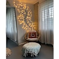 Miniatyrbillede 1 af 3: LED Trælys, Indendørs Vægdekoration Rattan Trælys 72 LED Julepynt Soveværelse Hjem (Varmt Hvidt, Stikkontakt)