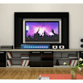 Miniatyrbild 4 av 5: Trådlös Bluetooth-högtalare för skrivbord, färgglada blinkande lampor för långbandsljudsubwoofer (blå)