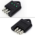 Miniatyrbillede 5 af 5: 4-polet trailer-tester-stik, lige trailer, autolampe, linjetester