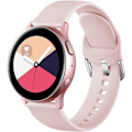 Miniatyrbillede 1 af 5: Rem til Samsung Galaxy Watch Active / Active2 40mm / 44mm, 20mm bløde silikone-erstatningsremme