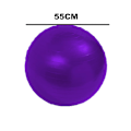 Miniatyrbillede 2 af 5: Stabilitetsbold, Yogabold, Fysisk Kernetræning, Balance Purple 55Cm