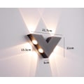 Miniatyrbillede 3 af 5: LED væglampe, udendørs gangsti trappe lampe, nordisk moderne minimalistisk baggrundsvæglampe, natlampe i stue og soveværelse