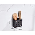 Miniatyrbillede 1 af 5: Vægmonteret fri stansning rack til køkken, husholdning krydderi rack(C rustfrit stål spisepind rack)