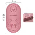 Pikkukuva 2 / 5: Hyppynaruharjoitusmatto - 6mm/8mm paksu hiljainen melunvaimennushyppynarumatto, kestävä ja liukumaton matto, sopii jooga- ja pilatesharjoitteluun Pink 126*60*8MM