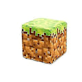 Miniatyrbild 1 av 2: Minecraft Min Värld Plysch Läskig Svart Steve Fällfälla Box Gräsmatta Kvadrat Kudde Kudde Docka 20cm #01 S