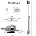 Miniatyrbilde 2 av 5: 4 stk Gassdempere 100N Hydrauliske Hengsler Gassdempere Gassdemper Hydraulisk Møbel Luftfjær Kjøkken Hydraulisk For Løfting Dør Skap Kjøkkenmøbler