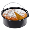 Miniatyrbild 4 av 5: Tillbehör till airfryer - kakform, pizzaplatta, 3-pack