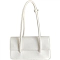 Miniatyrbillede 1 af 5: Dame Satchel Læder Tote Taske Fashion Dame Skuldertaske (hvid)