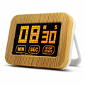 Miniatyrbilde 2 av 5: Opplyst Kjøkken Timer, Magnetisk Timer, Berøringsskjerm Digital Timer, Kraftig Nedtellingstimer med LCD Berøringsskjerm, Magnetisk Timer for Kjøkken, Sho