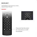 Miniatyrbild 5 av 5: 2.4g Trådlös Fjärrkontroll med Gyroskop & Röstinmatning för ATV Android Box