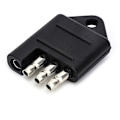 Miniatyrbillede 3 af 5: 4-polet trailer-tester-stik, lige trailer, autolampe, linjetester
