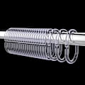 Miniatyrbild 4 av 5: Piao 30-pack Duschdraperiringar Gardin C-ringar Hängare Badrumsdraperi Loop Clip Slide (transparent) Colorless