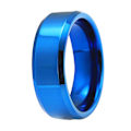 Miniatyrbillede 3 af 5: 1 stk Ring Unisex Rustfrit Stål Spejl Let Finger Ring Til Bryllup Colorful US 5