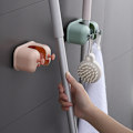 Miniatyrbillede 3 af 5: Kostophæng, Væghængt Mop Holder, Selvklæbende Kostophæng, Ingen Boring, Skridsikker Kostkrog, Ingen Boring, Super Anti-Skrid, Kostophæng og Du