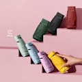 Miniatyrbillede 3 af 5: 5 Rib Foldbar Rejse Paraply Skygge Solbeskyttelse Kompakt Quicksand Mini Paraply Hvid