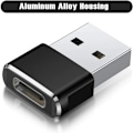 Pikkukuva 5 / 5: USB-C naar USB-A-sovitin 3-pakkauksessa, tyypin C USB-A-laturimuunnin Apple Watch 7:lle, iPhone 11 12 13 Pro Max SE 3, 14