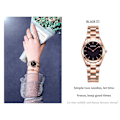 Miniatyrbillede 2 af 5: Dameur Mode Casual Japansk Quartz Ur Dame Business Vandtæt Rustfrit Stål Ur
