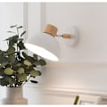 Miniatyrbilde 3 av 3: Leselampe for vegg, Stue og inngang vegglampe, Uten lys, GrønnHalv - hvit sirkel