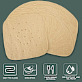 Miniatyrbillede 2 af 5: 200 stk. Airfryer Bagepapir, 8,5 tommer Engangs Airfryer Foringer, Premium Perforeret Bagepapir til Airfryer