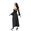Pikkukuva 4 / 4: Halloween-karnevaalin cosplay-nunna-asuasu aikuisille naisille, kirkon lähetystyöntekijän sisaren univormu XL