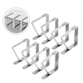 Miniatyrbillede 3 af 4: 8 stk. rustfrit stål anti-slip dug clips til fastgørelse af dug til husholdning, promenade og borddug
