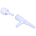 Miniatyrbillede 4 af 5: Regulatorventil, 10 stk. Akvarium Fisktank Plast 3-vejs Luftpumpe Regulatorventiler Hvid