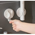 Miniatyrbild 4 av 5: Automatisk Elektrisk Tandborsthållare 2-pack Väggmonterad Limmad Tandborsthållare Elektrisk Tandborste Gravitetshållare Väggmonterad Tandborsthållare Nej