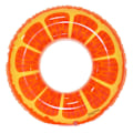 Miniatyrbillede 1 af 4: Oppustelig BadeRing, Holdbar Vandmelonformet Sommer Pool Strand Party Svømme Float Tube, Vand Sjov Sommer Strand Svømme Float Til Børn Voksen Orange Swim Ring 60cm