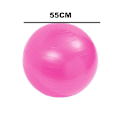 Miniatyrbillede 2 af 5: Stabilitetsbold, Yogabold, Fysisk Kernetræning, Balance Pink 55Cm