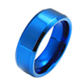 Miniatyrbillede 4 af 5: 1 stk Ring Unisex Rustfrit Stål Spejl Let Finger Ring Til Bryllup Colorful US 5