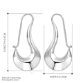 Miniatyrbillede 2 af 2: Øreringe Dance Shoe Boots 5k Alloy Ørestikker Til Udstilling