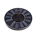 Miniatyrbillede 1 af 5: Solcelled Fontæne Vandfontæne / Vandpumpe / Pumpe Sort Blue 16cm