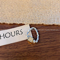 Miniatyrbild 4 av 5: Ring Metallic Element Smile Flickor Mode Smycken Ac1986