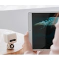 Miniatyrbild 5 av 5: Kreativ robot bluetooth-högtalare, söt bärbar mini trådlös högtalare (vit),
