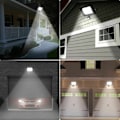 Miniatyrbillede 2 af 3: 50W Bevægelsessensor Udendørs LED Projektør, 2 Pakke IP66 Vandtæt Sikkerhedslys, 6500K Hvid Forid Udendørs Spotlys, S